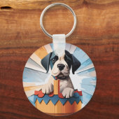 Great Dane Owner Sleutelhanger (Voorkant)