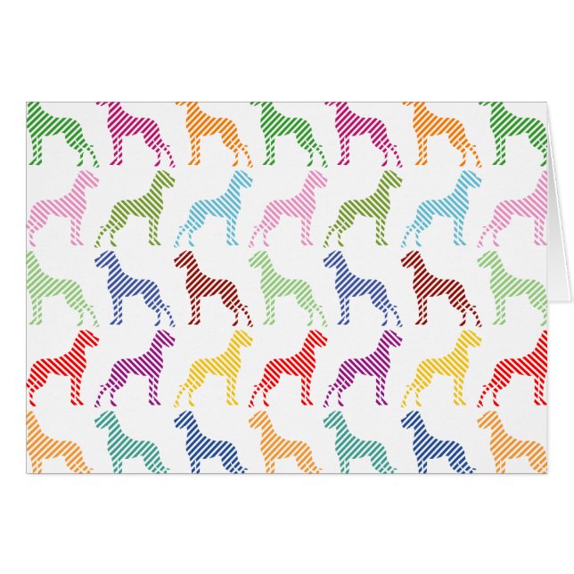 Great Dane Patroon kleuren (Voorkant Horizontaal)