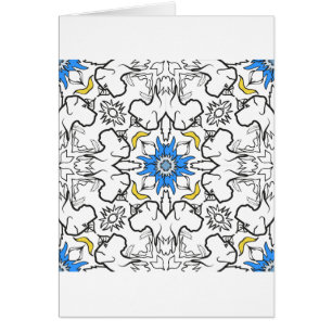 Great Dane Pattern blauw