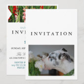 Great Dane Photo invitation  (Devant / Derrière)