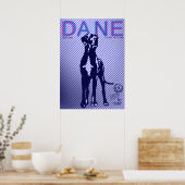 Great Dane Poster (Keuken)