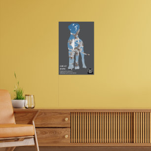 Great Dane Poster duif 