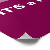 Great Dane Protestposter Poster (Hoek)