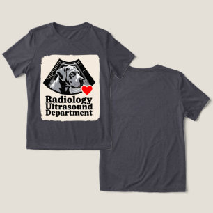 Great Dane "Radiologie Afdeling Echografie" Tri-Blend Shirt