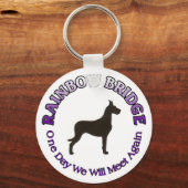 GREAT DANE RAINBOW BRIDGE SLEUTELHANGER (Voorkant)
