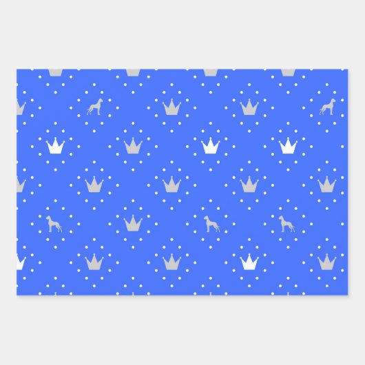 Great Dane Regal Pattern Inpakpapier Vel (Voorkant)