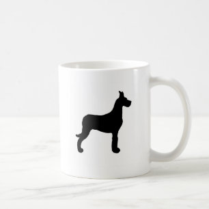 Great Dane silhouette Koffiemok