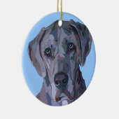 Great Dane Silver Merle Ornament (Rechts)