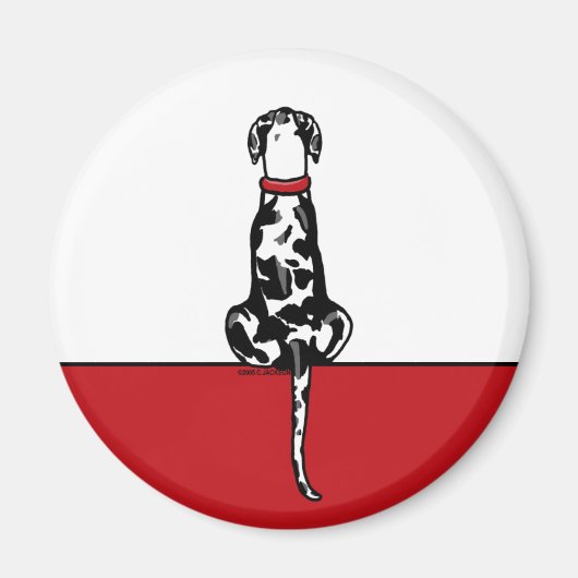 Great Dane Sit Harle UC Magneet (Voorkant)