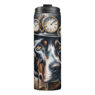 Great Dane Steampunk Hond Thermosbeker