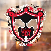Great Dane Sticker / Cling (Vel 2)