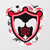 Great Dane Sticker / Cling (Vel)