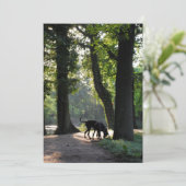Great Dane Uitnodiging (Staand voorkant)