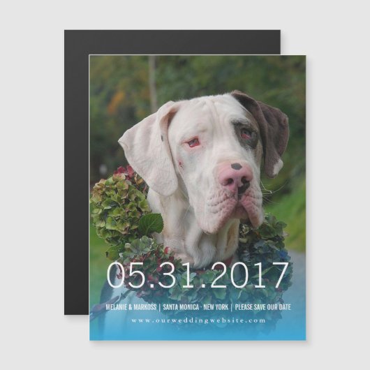 Great Dane Uitnodiging (Voorkant / Achterkant)