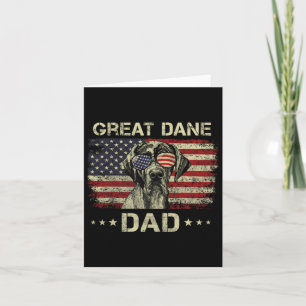 Great Dane Vader Hondenliefhebbers Amerikaanse Vla Kaart