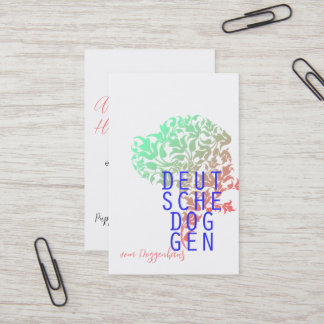 Great Dane Visitekaartjes