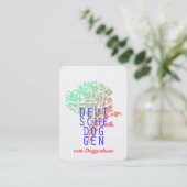 Great Dane Visitekaartjes (Staand voorkant)