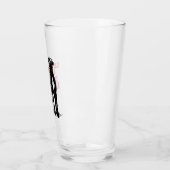Great Dane Vriend Funny Bier Glas (Links)