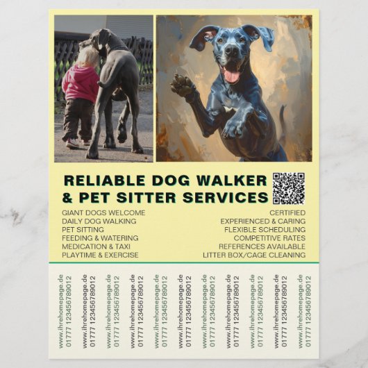 Great Dane Walker Simple Strip Flyer (Voorkant)