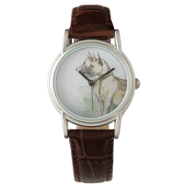 Great Dane Watch van Hevener Horloge (Voorkant)