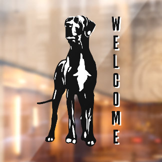 Great Dane Welkom Sticker / Kleving
