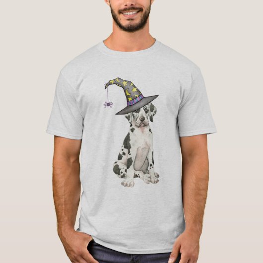 Great Dane Witch T-shirt (Voorkant)