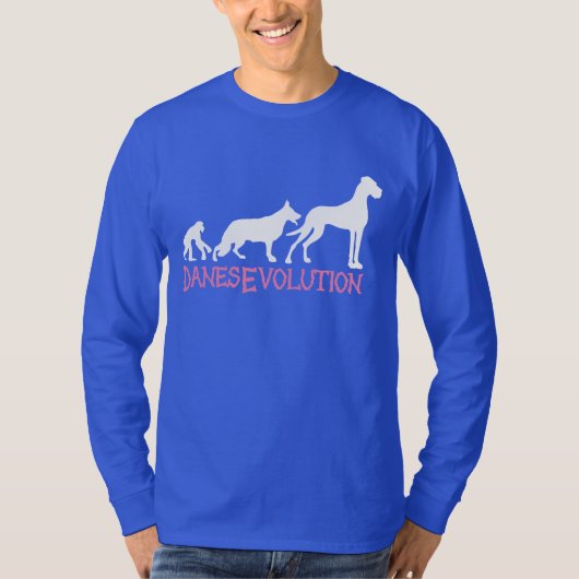 Great Danes Evolutie T-shirt (Voorkant)