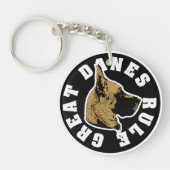Great Danes Rule Sleutelhanger (Voorkant)