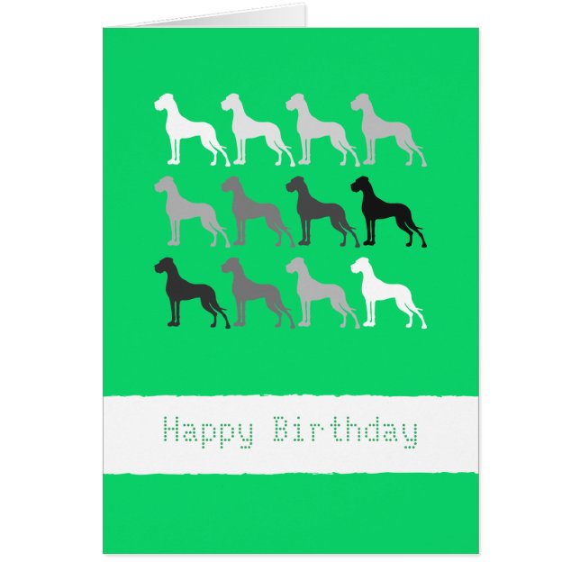 Great Danes Verjaardag (Voorkant)