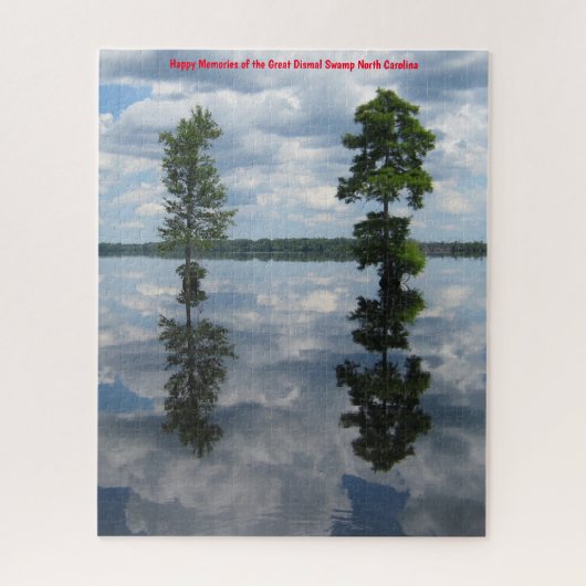 Great Dismal Swamp Carolina. Kerstgroetings Ji Legpuzzel (Verticaal)