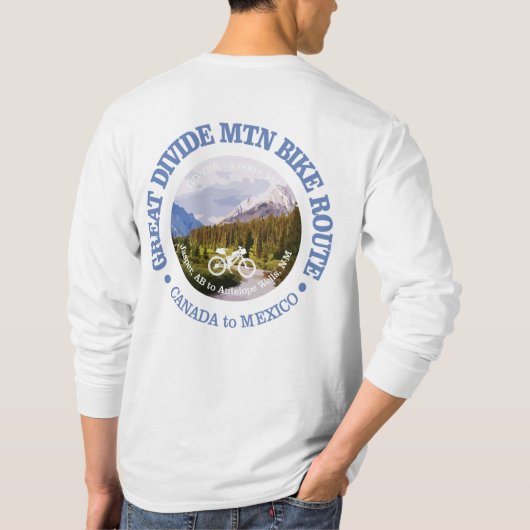 Great Divide Mtn Bike Route T-shirt (Achterkant)