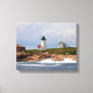 Great Duck Island Lighthouse, Maine Canvas Afdruk