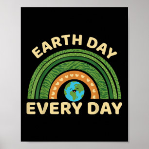 Great Earth World Wereldbol Earth Day Environmenta Poster