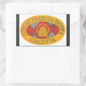 Great Eastern Hotel Calcutta, Rechthoekige Sticker (Tas)