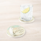 Great Egret Coastal Beach - Home Decor Onderzetter (Zijkant)