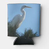 Great Egret in Sunny Florida Blikjeskoeler (Voorkant)