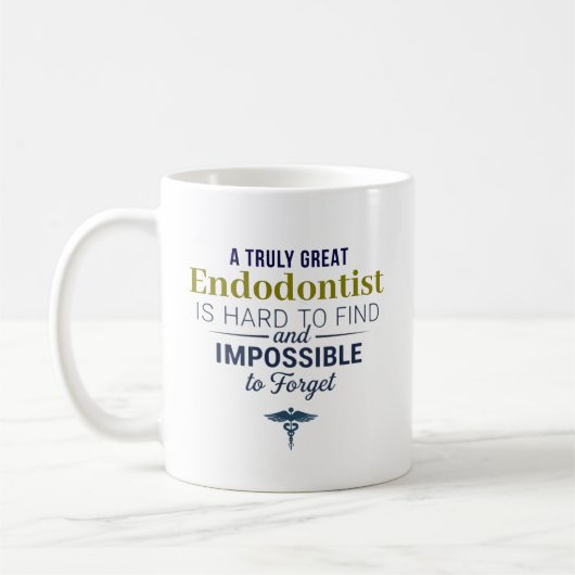 Great Endodontis Personalized Name Gift Coffee Mug (Gauche)