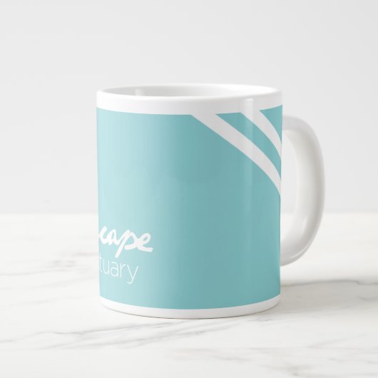 Great Escape Mustang Sanctuary Logo Jumbo Mok (Voorkant rechts)