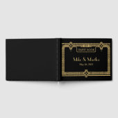  Great Gatsby Art Deco bruiloft gastenboek (Volledig)