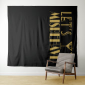 Great Gatsby  Let's Misbehave Achtergrond banner Wandkleed (In Situ (horizontaal))