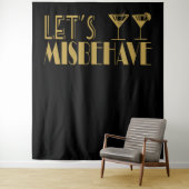 Great Gatsby  Let's Misbehave Achtergrond banner Wandkleed (In situ)