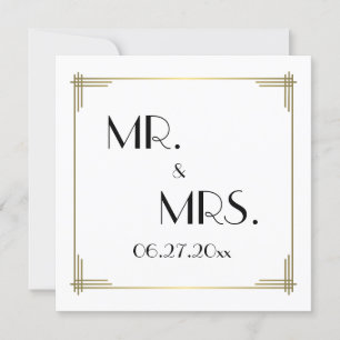 Great Gatsby White Kaart Box Kaarten