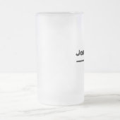 Great Gift Idea Modern Script Name Rustic Classic  Matglas Bierpul (Center)