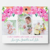 Great Grandma Poem 3 Fotoroze Floral Fotoplaat (Voorkant)