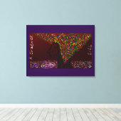 Great-Grandmother Tree Canvas Afdruk (Insitu (Houten vloer))