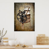 GREAT GRANDMOTHER's WASMACHINE Poster (Keuken)
