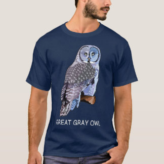Great Gray Owl Bird Lover T-shirt