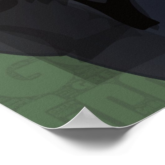 Great Green Gorilla Poster (Hoek)