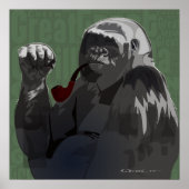 Great Green Gorilla Poster (Voorkant)