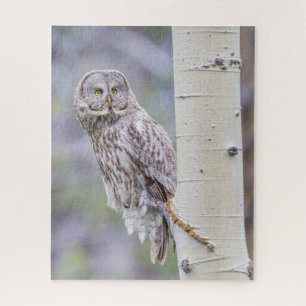 Great Grey Aspen Tree Branch Legpuzzel